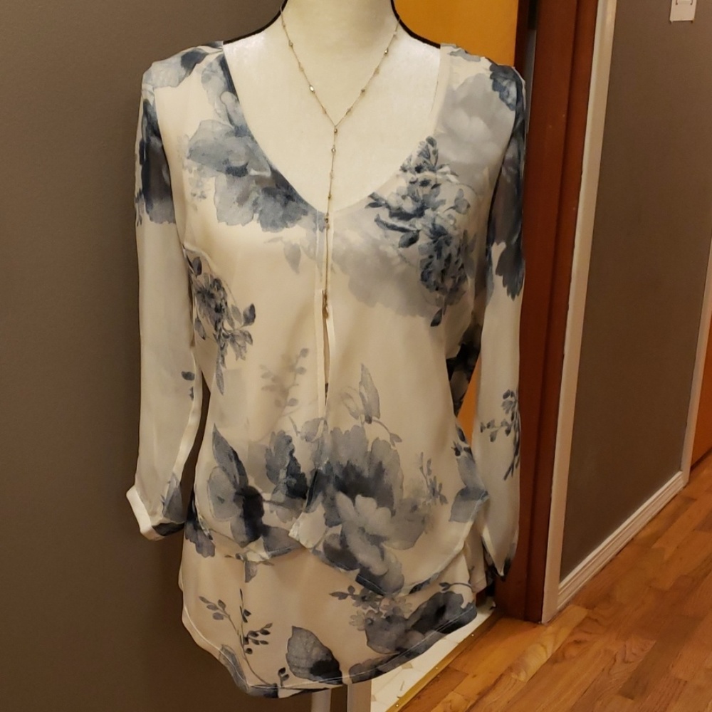 NWT Lucky Floral Blouse - medium